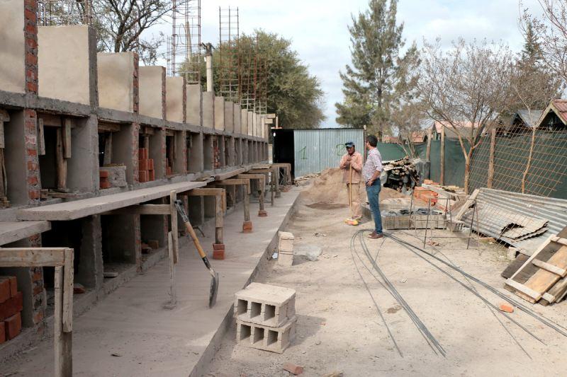 Palpalá: avanzan las obras en el Cementerio Municipal