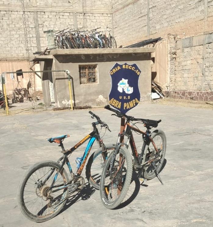 Recuperan bicicletas robadas en Abra Pampa